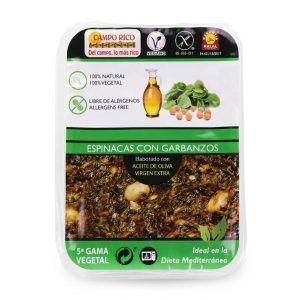 Espinacas con garbanzos (Camporico) 360g