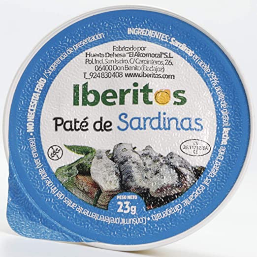 Paté Iberitos pequeño sardinas