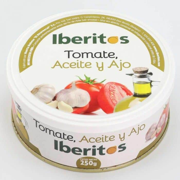 Paté Iberitos tomate aceite y ajo