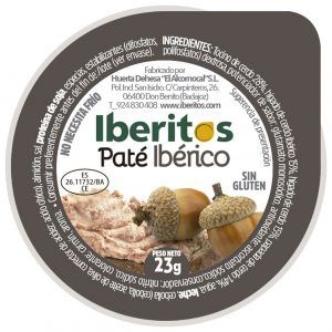Paté Iberitos pequeño paté ibérico