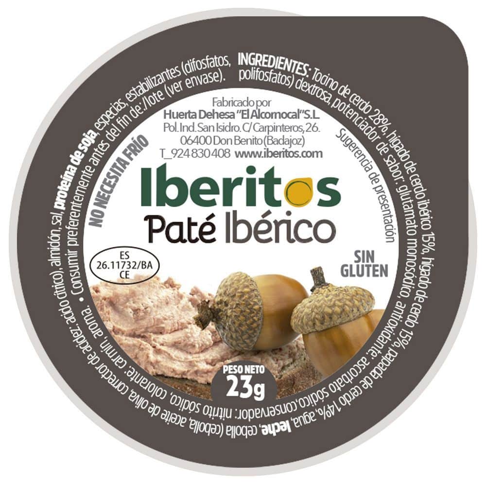 Paté Iberitos pequeño paté ibérico