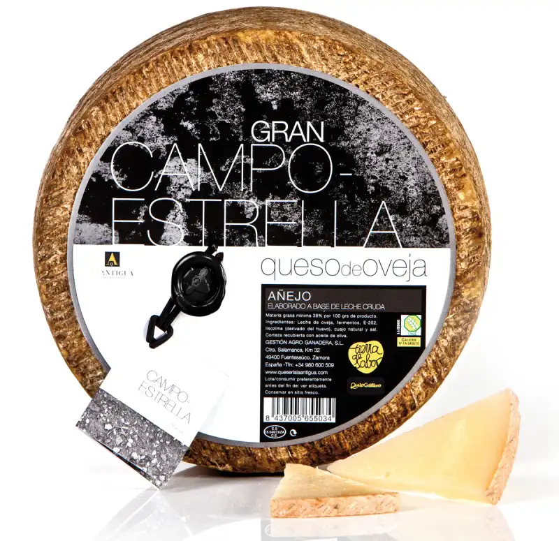 MEDIA PIEZA DE QUESO DE OVEJA AÑEJO CAMPO ESTRELLA
